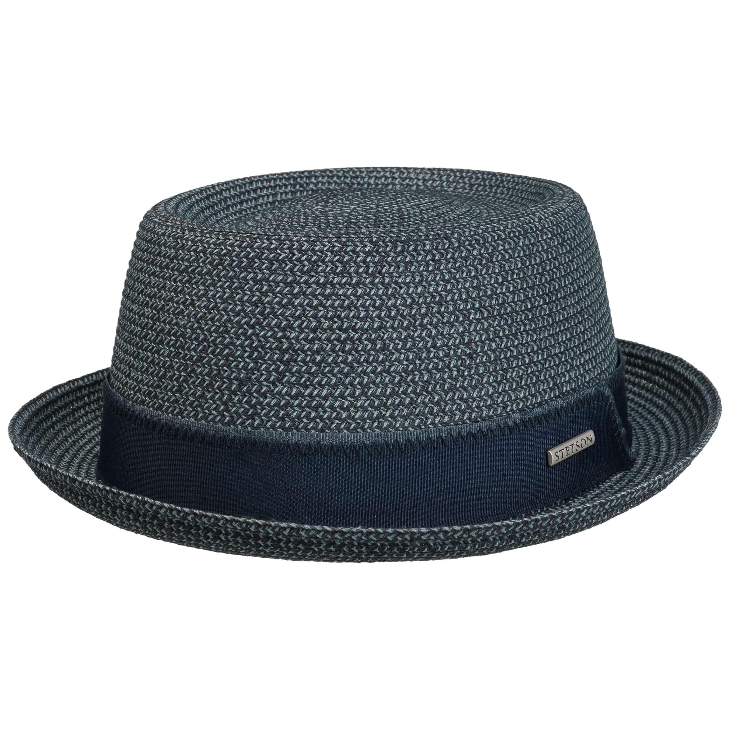 Stetson Ruviano Pork Pie Strohhut Melierter Hut UV Schutz 40+