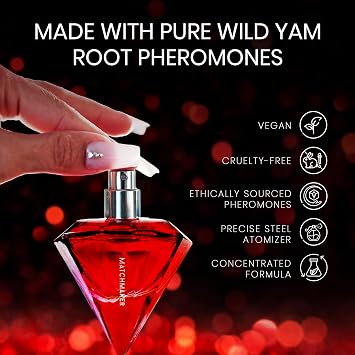 Eye of Love Matchmaker Red Diamond Pheromone Perfume for Women - Long Lasting Fragrances with Floral Citrus Scent - Plant Based Cologne with Pheromones - 30ml/1fl oz