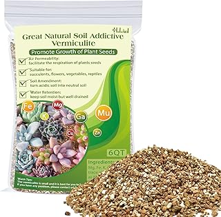Sponsored Ad - Halatool 6 QT Horticulture Vermiculite Professional Soil Addictive Coarse Grade Vermiculite for Plants Gard...