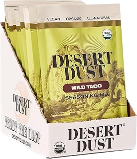 Desert Dust Mild Taco Seasoning | Organic, Gluten-Free, Vegan | All-Natu...