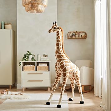 CuddleCo Standing Giraffe Plush Toy   Large Soft Stuffed Animal, Cuddly Giraffe Toy for Kids, Safari Nursery Decor, Plush Toys for Girls and Boys