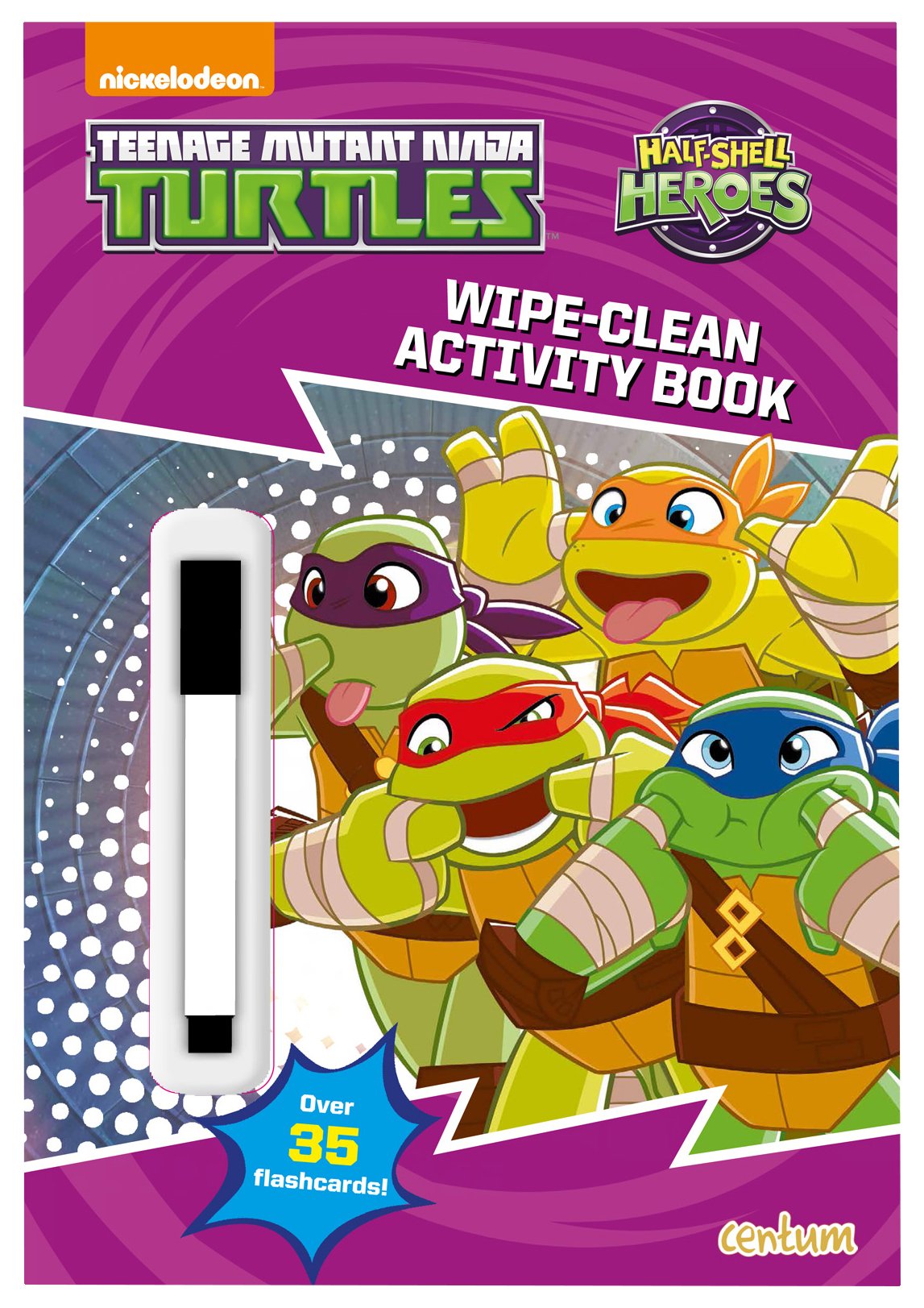 Half Shell Heroes Wipe-Clean Activity Book