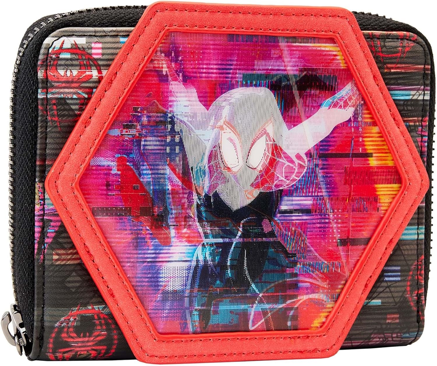 Loungefly Marvel Across the Spider-Verse Lenticular Zip Wallet