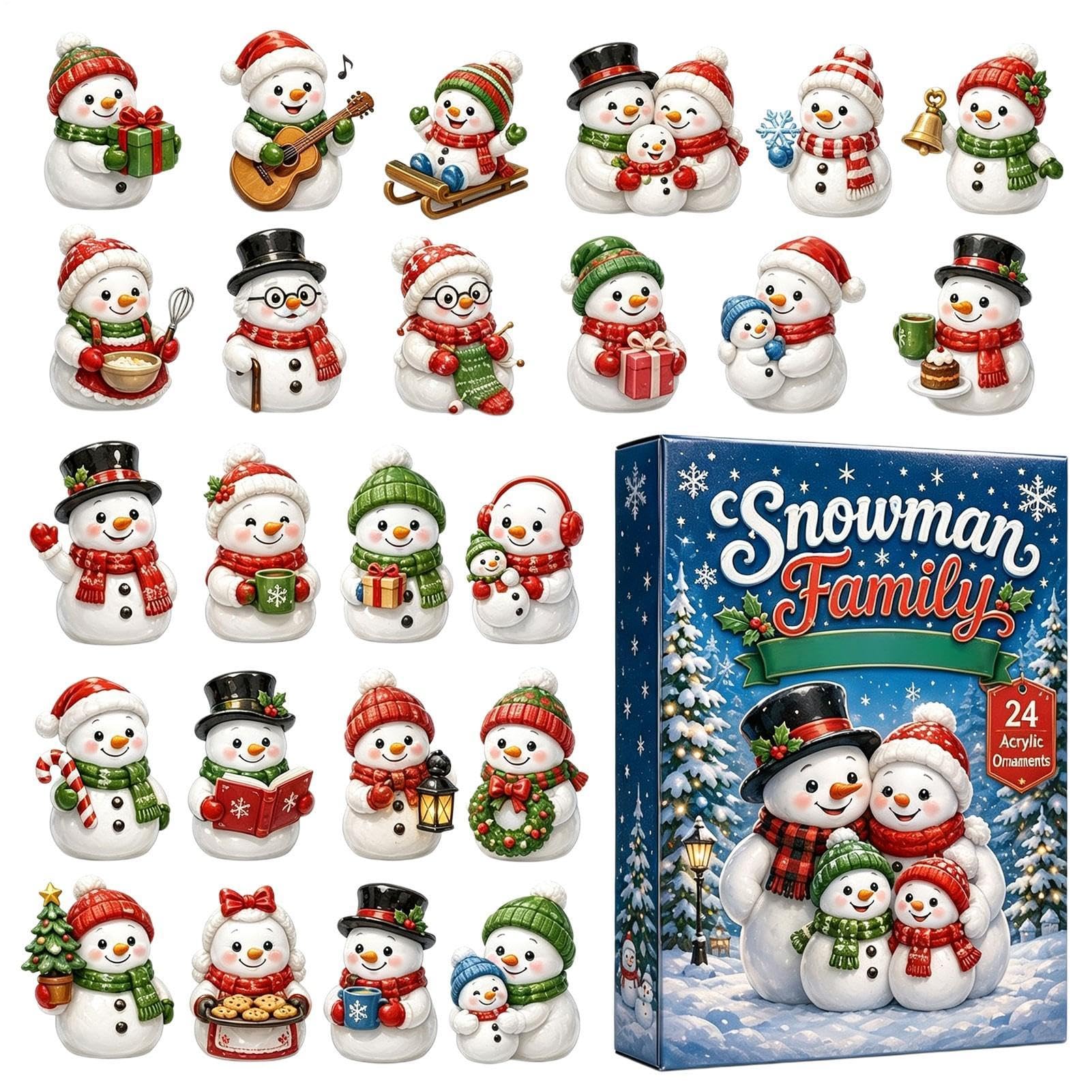 Calendario per conto alla rovescia per Natale, simpatico di pan di