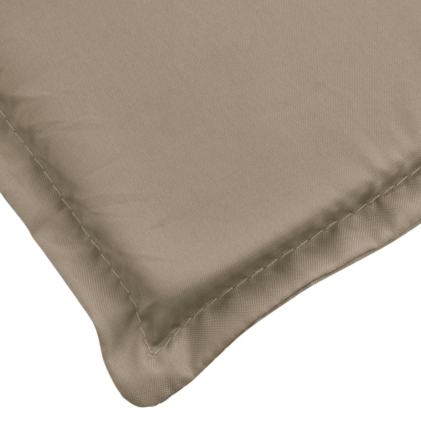 LAPOOH Oxford szara taupe tkanina poduszka do leżenia 200x50x3 cm, poduszka na leżak zewnętrzny, maty do leżaków, mata hamakowa, poduszka na krzesło hamakowe, materac do leżenia