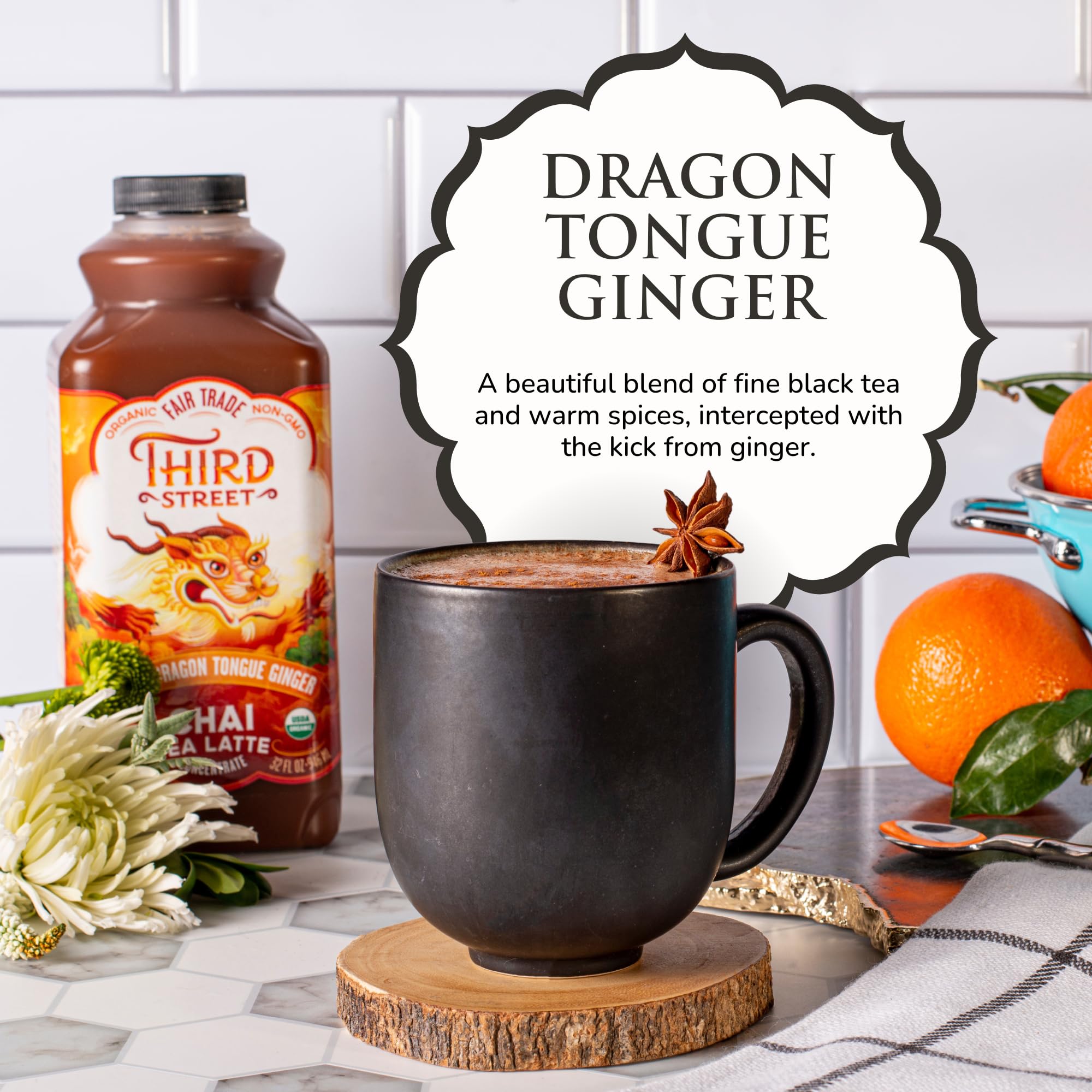 Amazon.com : Third Street Inc Organic Dragon Tongue Ginger Chai