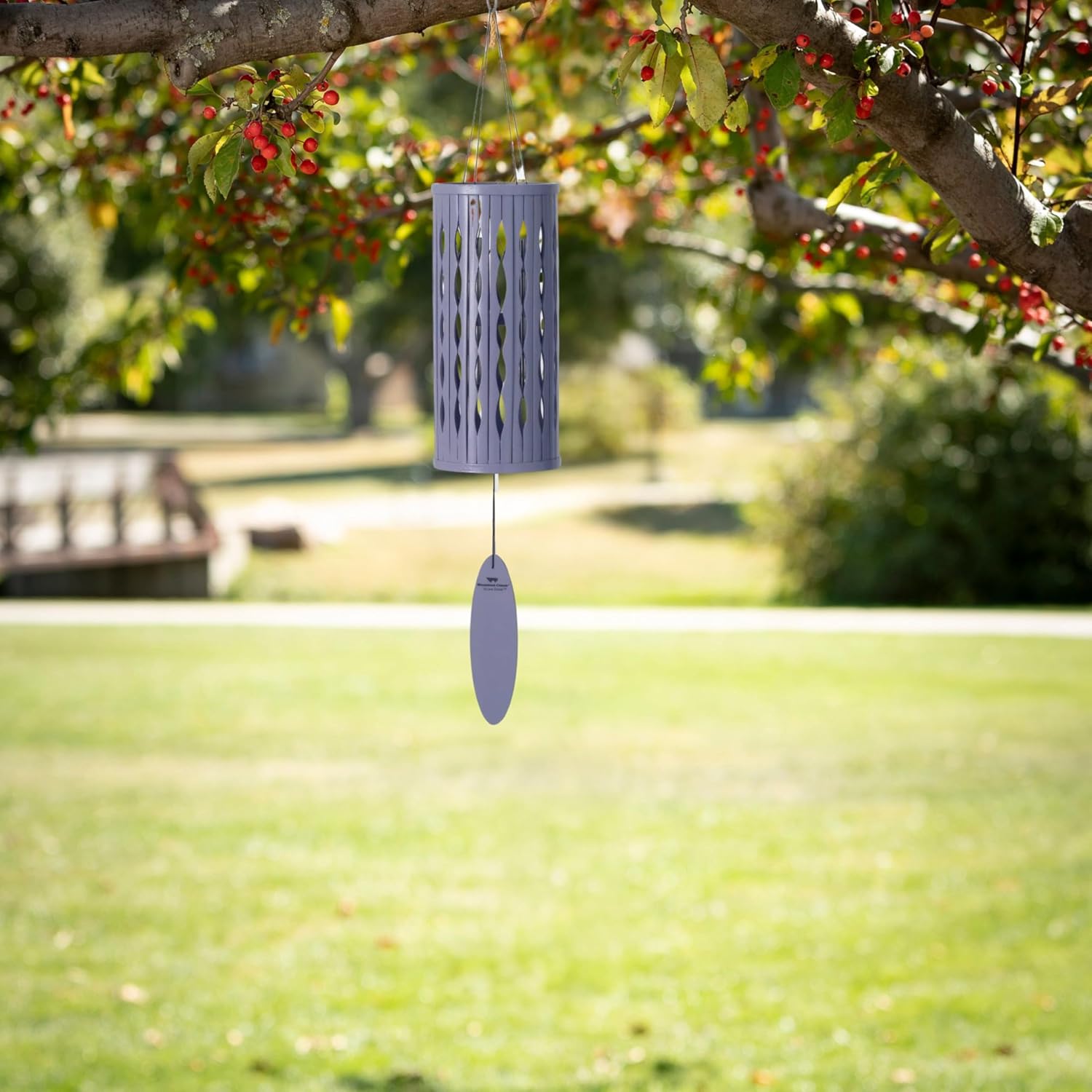 Woodstock Wind Chimes for Outside, Aloha Chime 28", Lavender Mist Windchime, Outdoor Patio and Garden Décor for Front Porch Decorative Wind Chime (ACLM)