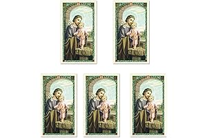 St. Joseph Laminated Catholic Prayer Cards