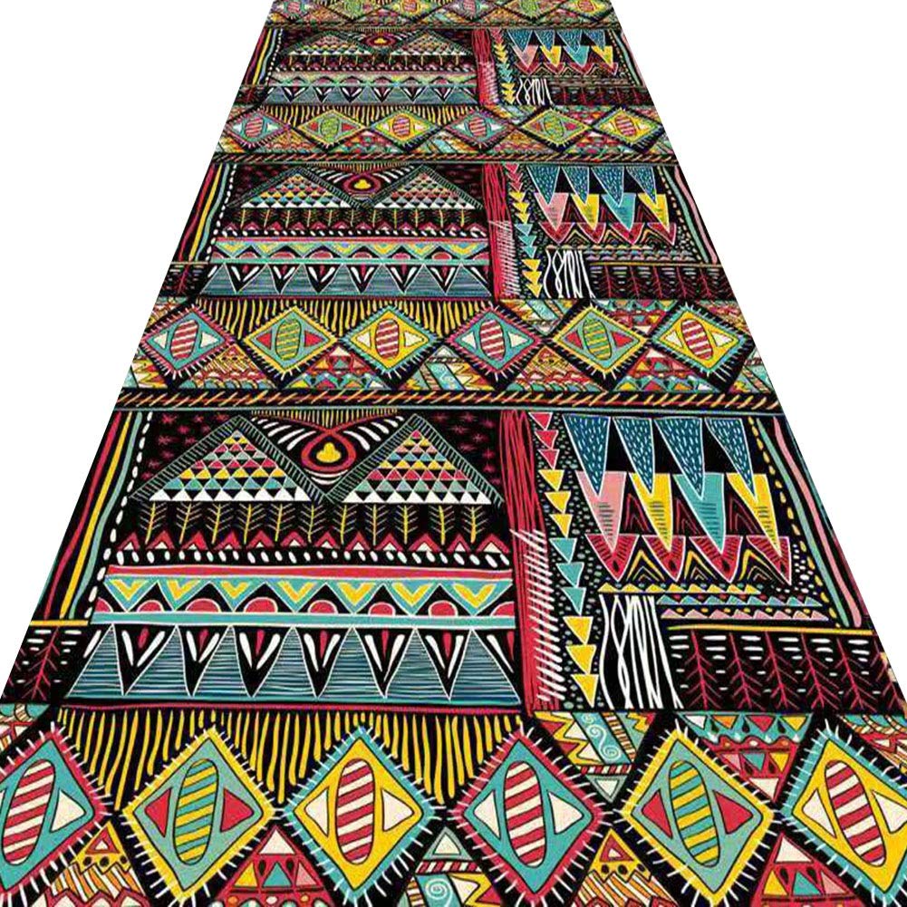 Tapis de passage d'allée 3D ZRUYI lavable et personnalisable pour couloir maison