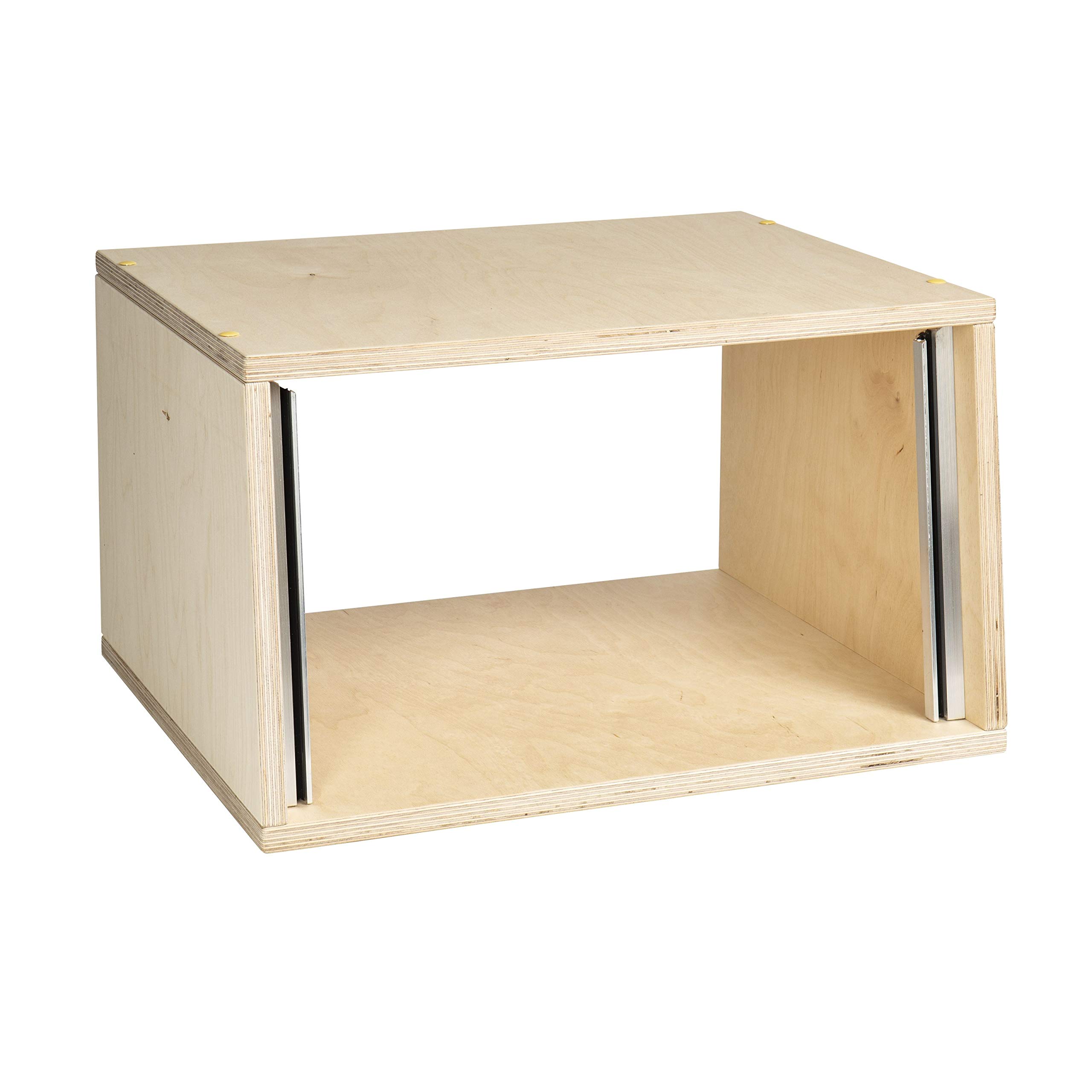 MUSIC STORE Studiorack, 6HE Birke MP Bausatz, Natur, 7° Schräg, Studio Rack