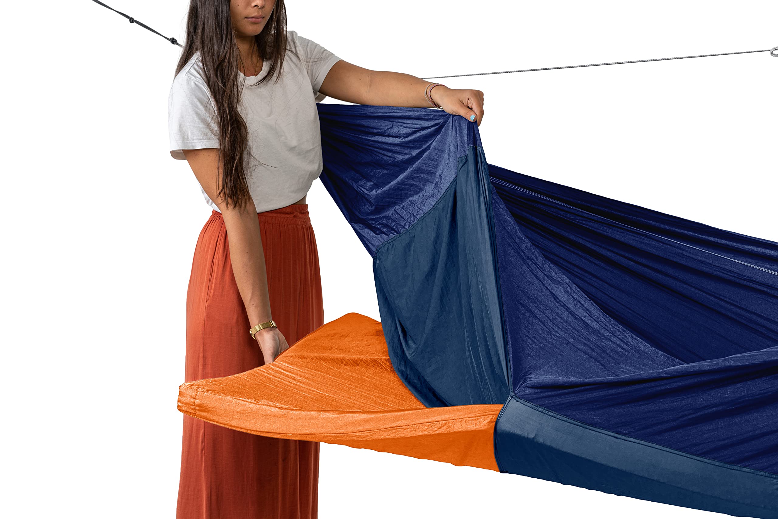 Ticket to the Moon Mat Hammock Original (325 x 170cm) Hngematte mit  Einschubfach fr Isomatte fr Camping (Navy Blue) : Amazon.de: Garten