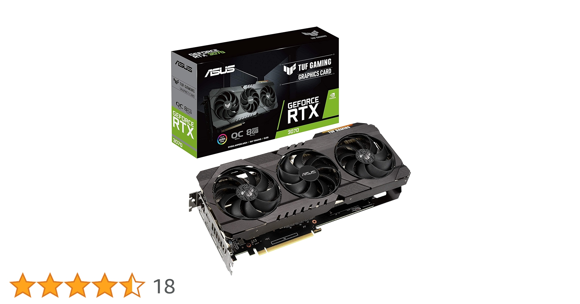 ASUS TUF Gaming NVIDIA GeForce RTX 3070 OC Edition Graphics