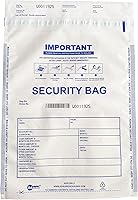 Vista 1 de Bolsas de plástico para depósito bancario de 9 x 12 pulgadas Depósitos bancarios seguros, manejo de efectivo o transporte seguro de divisas