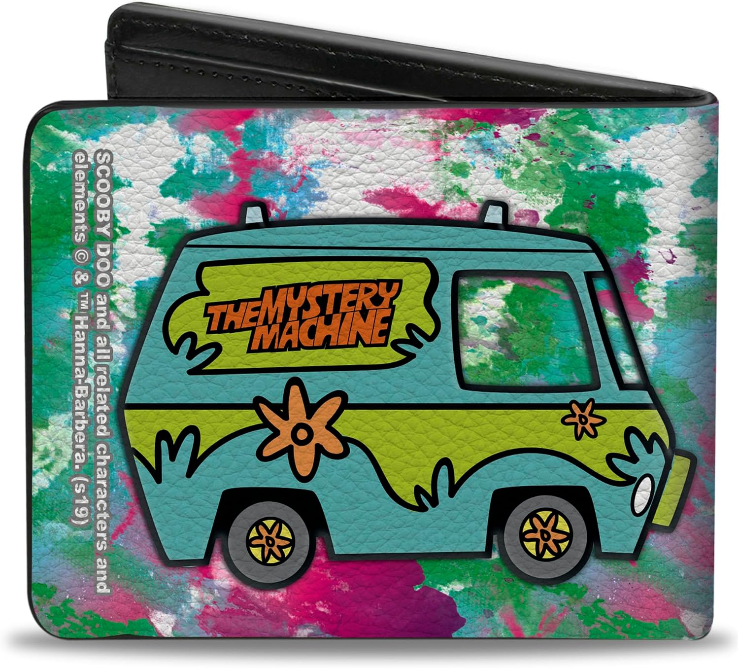Buckle-Down Men's Standard Bifold Wallet Scooby Doo, 4.0" x 3.5"