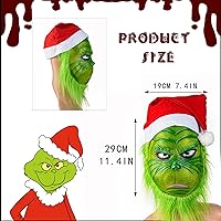 Vista 48 de YU FENG Máscara de disfraz para Halloween, mascarada, cosplay, fiesta divertida