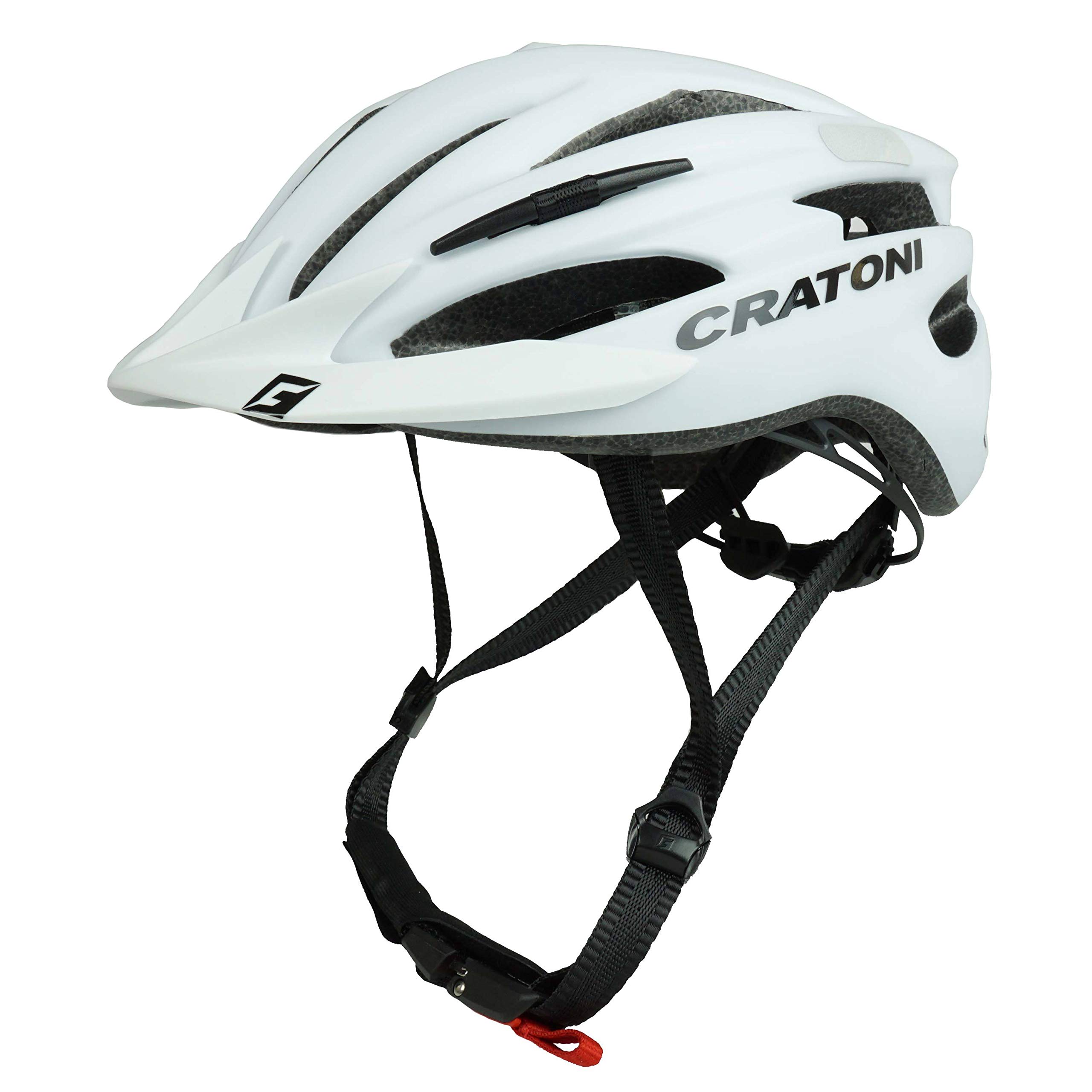 Cratoni Pacer - Fahrradhelm Fahrradhelm Allround-Helm, Weiß Matt