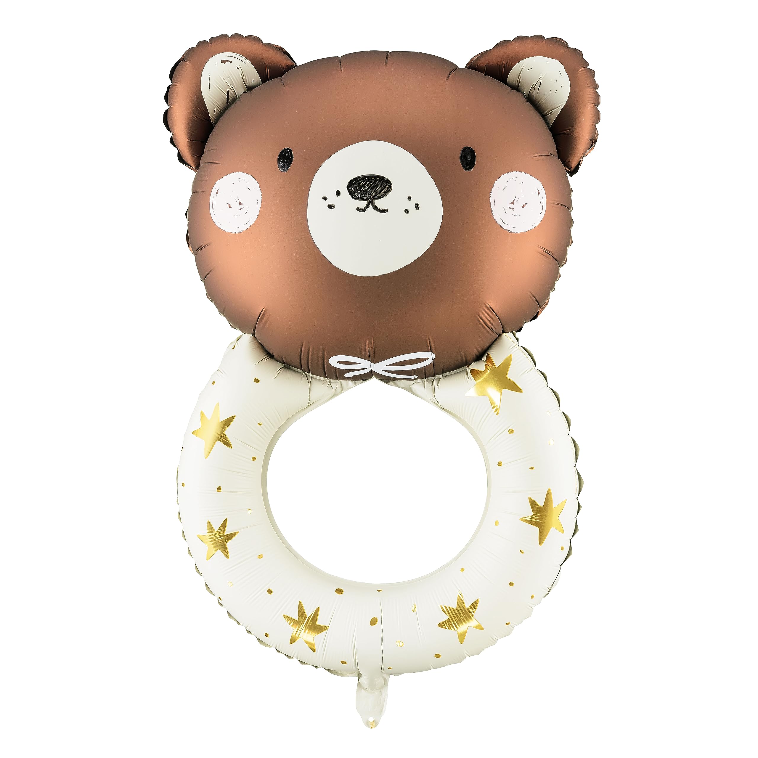 PartyDeco Foil balloon Teddy rattle, 61x88 cm, mix