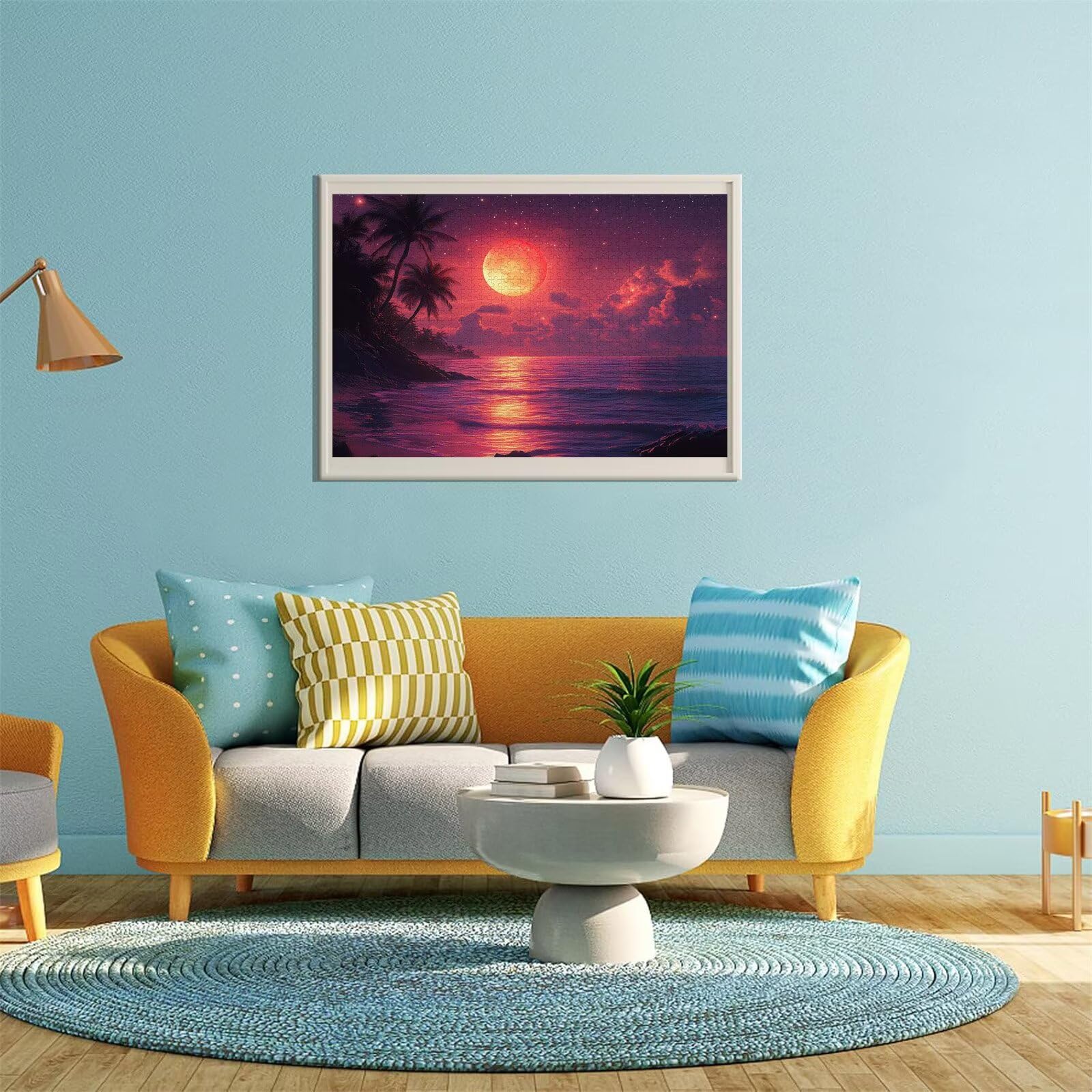 Puzzle Erwachsene 2000 Teile Sonnenuntergang Sternenhimmel Educa Jigsaw für Kinder ab 8 Jahren Mädchen Jungen, Erwachsene Impossible Klassische Puzzles Schwer, Anspruchsvoll Spielspaß 70x99cm t-608
