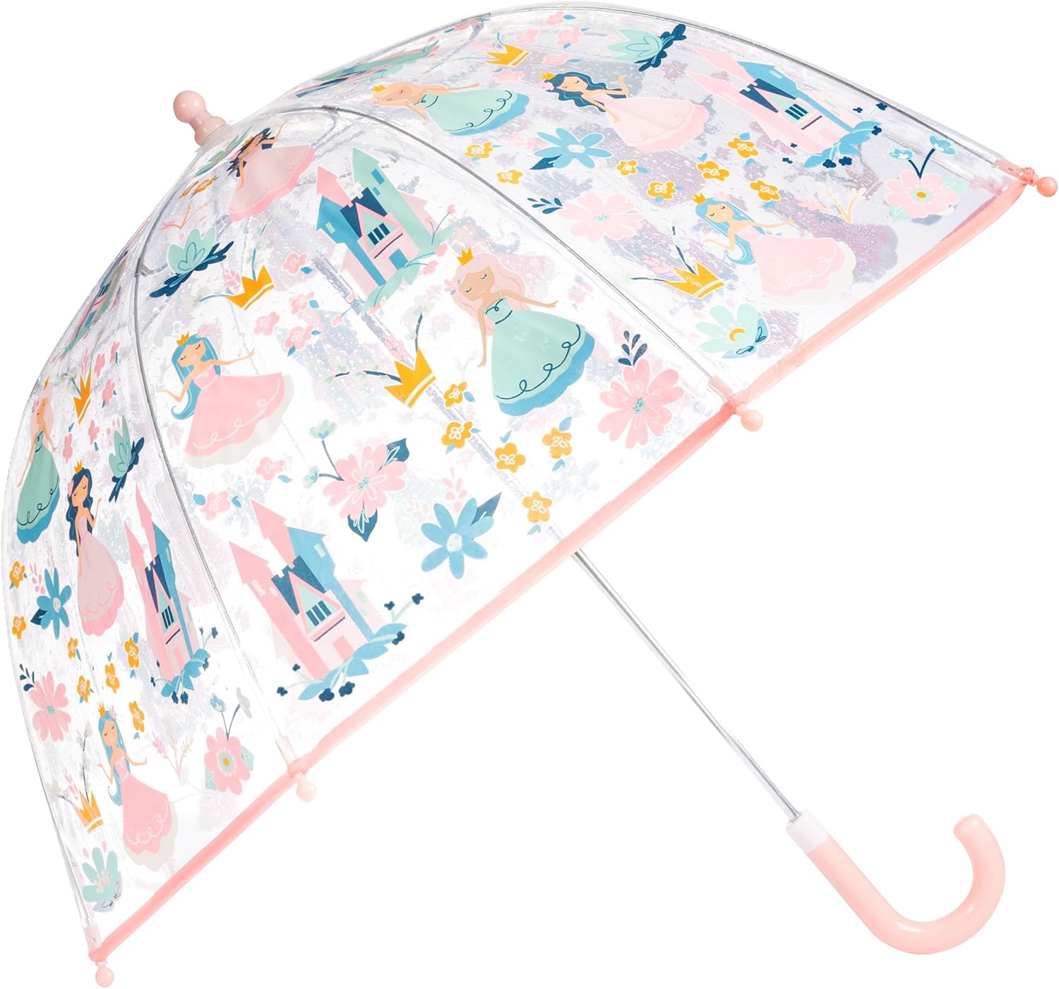 Stephen Joseph, Clear Color Changing Bubble Umbrella, Kids Toddler Umbrella with Dome Canopy