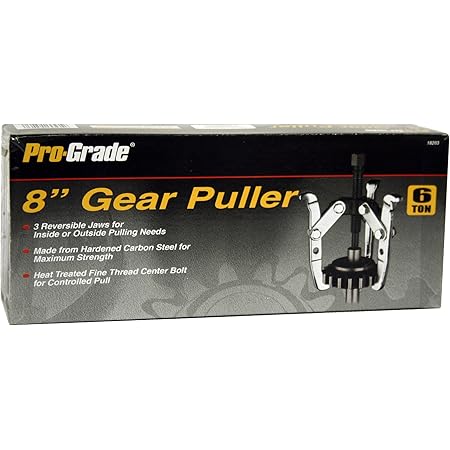 Pro-Grade Tools 18203 8" Adjustable 2 or 3 Jaw Gear Puller - 6 Ton