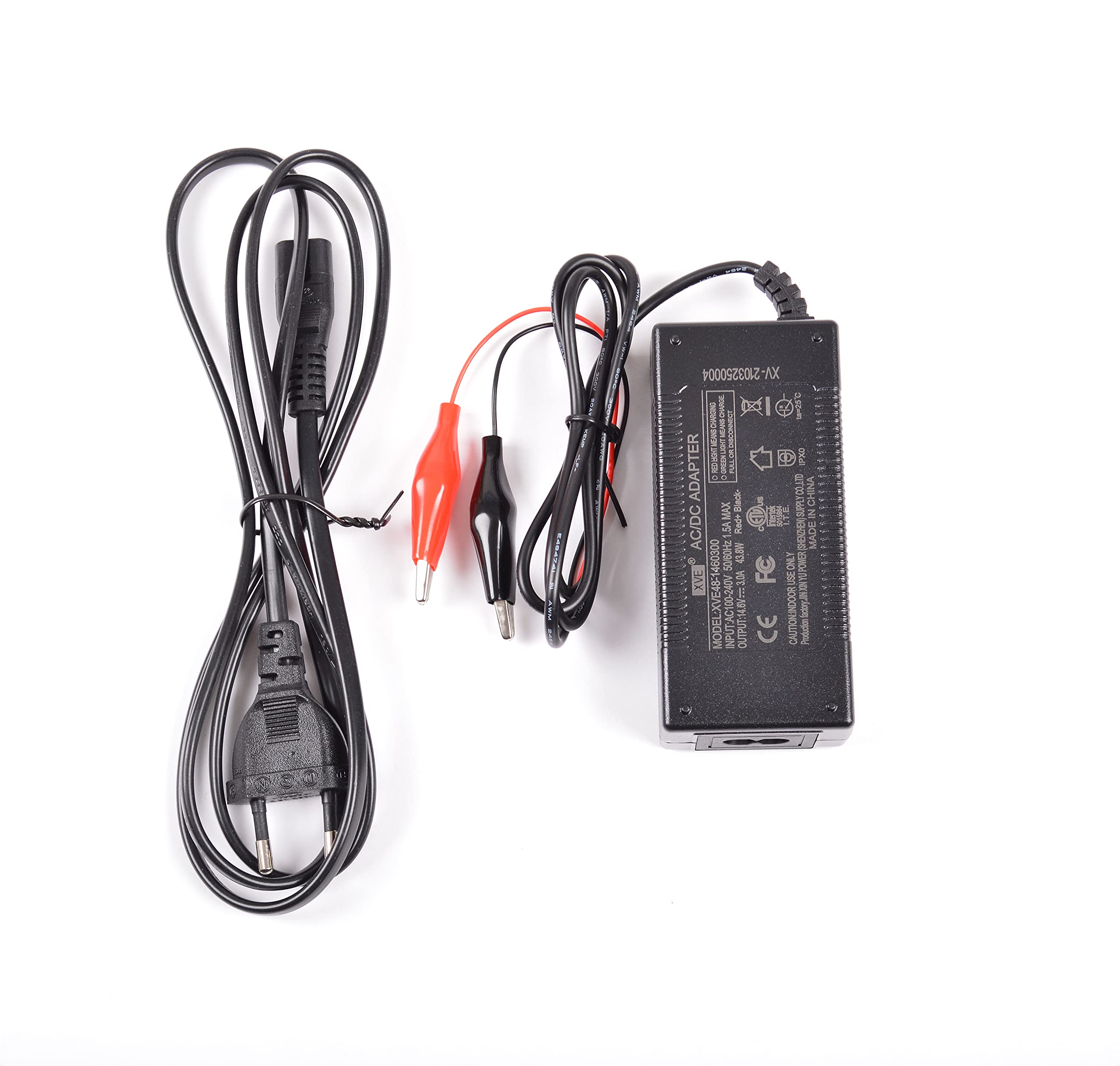 AFTERTECH 12V (14,6V) 3A CARICABATTERIA PER BATTERIE LIFEPO4 LITIO FERRO FOSFATO PILA CARICATORE CHARGER M7D1