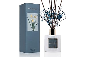 Cocorína Reed Diffuser Set for Bedroom with Preserved Flowers