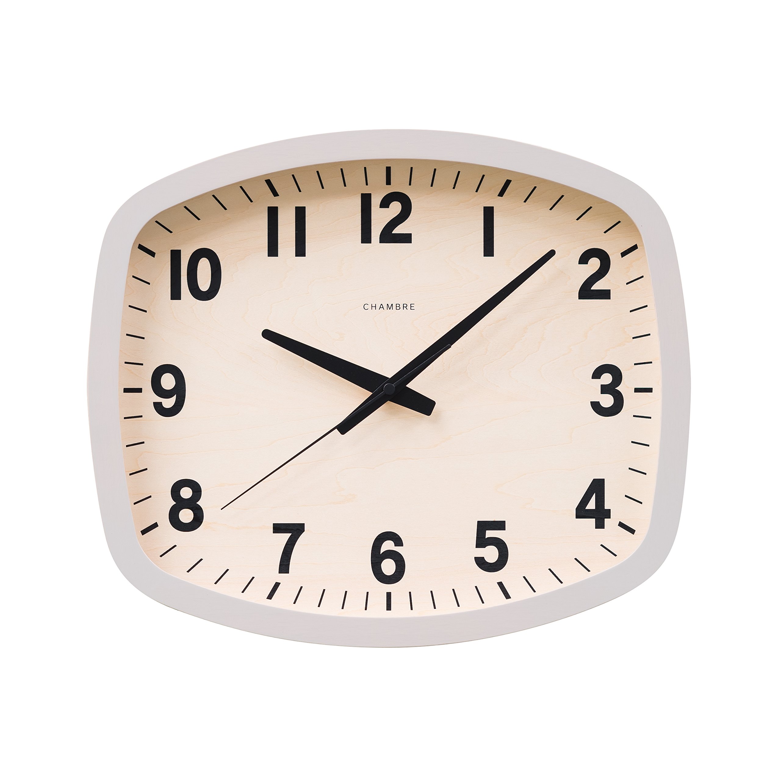Amazon.co.jp: CHAMBRE R-SQUARE CLOCK Wall Clock (Gray