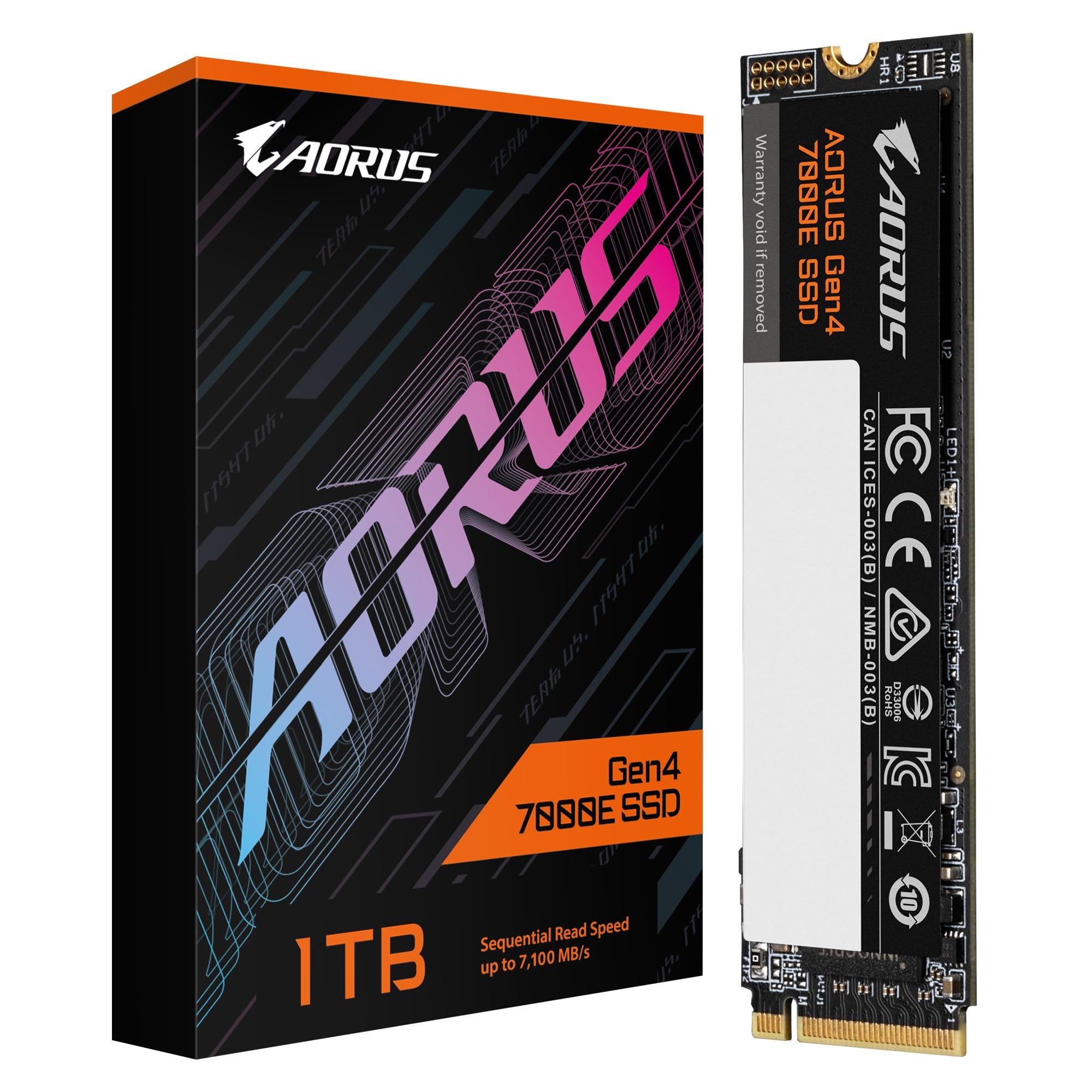 Amazon | GIGABYTE AORUS Gen4 7000E SSD 1TB AG470E1TB HD4975