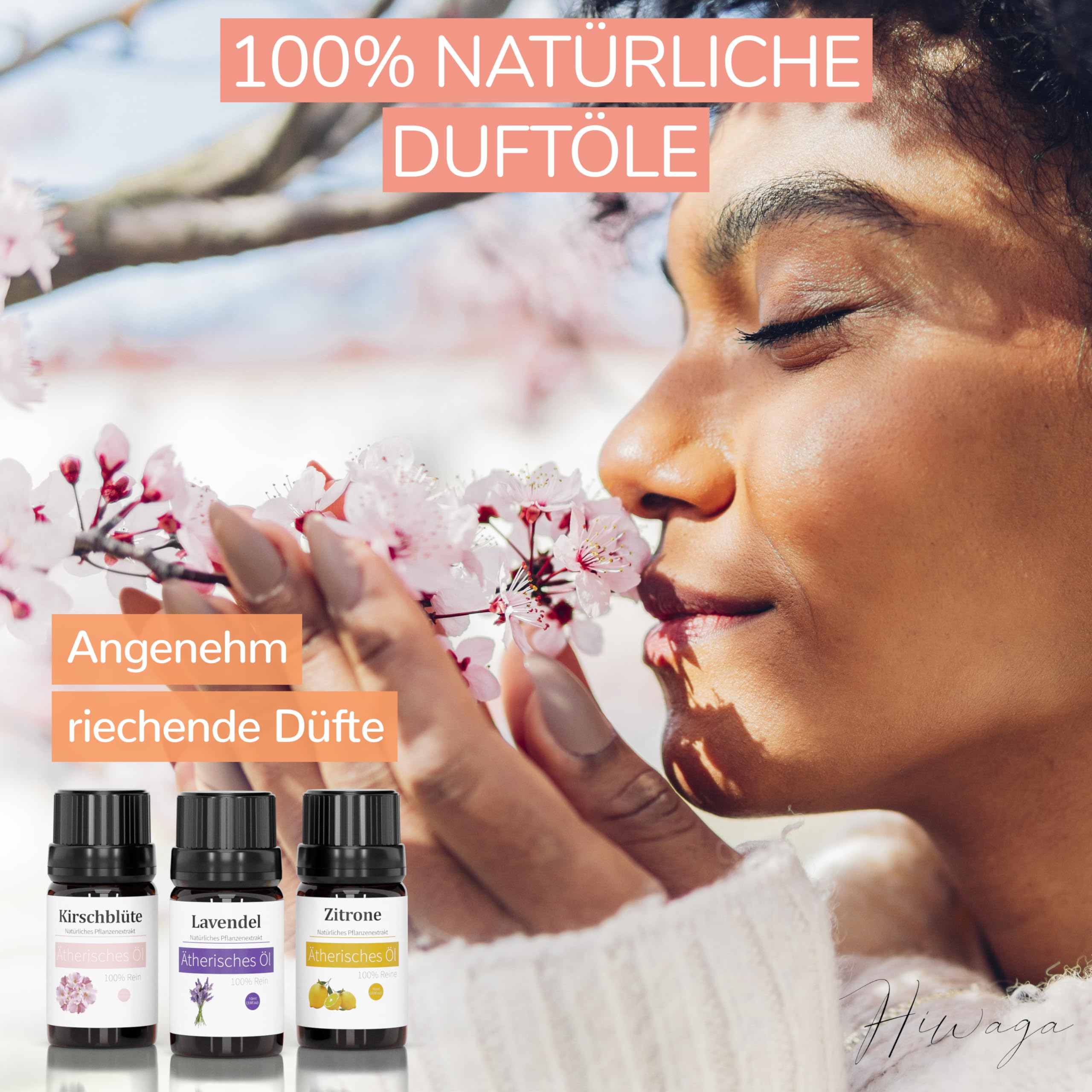 Hiwaga DIY Seifen selber machen Set für Erwachsene, Starterkit für kreative Seifenherstellung, Seife selber machen Set Erwachsene, Komplettset inkl. Rohseifen, Farben, Duftöle und Silikonform