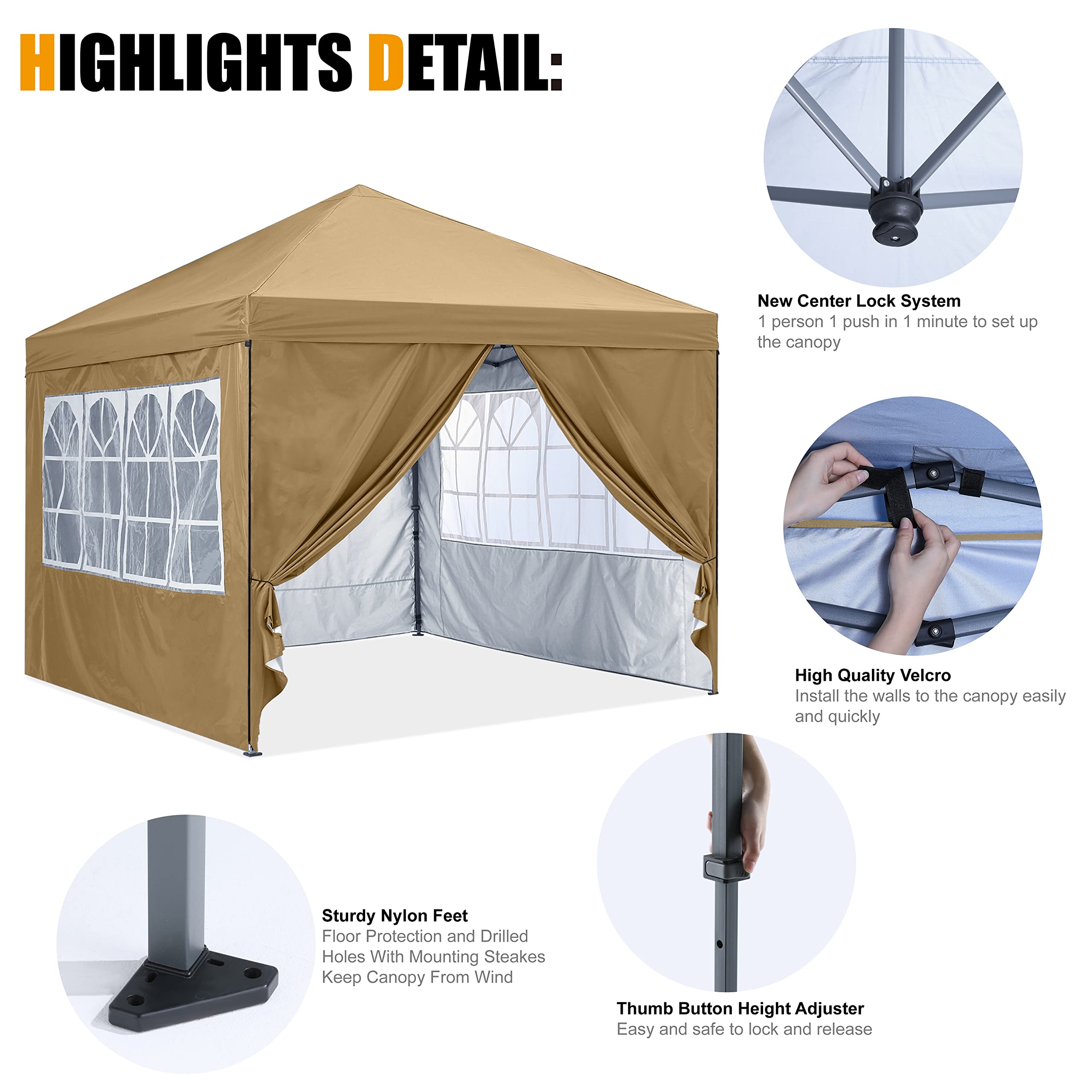 NEIGHBORHOOD CAVE E-POP UP TENT テント E-Z UP Camping Cube