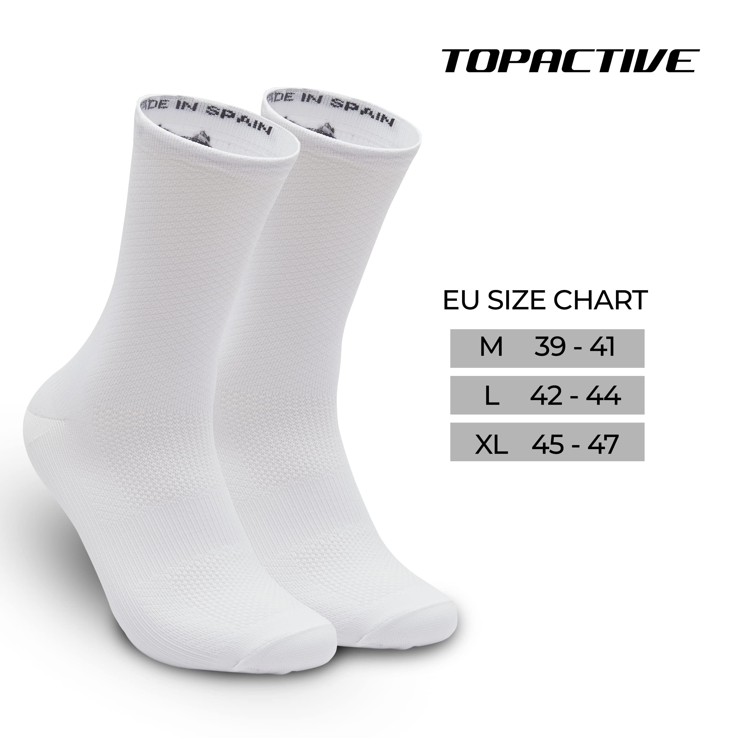 Calcetines Altos Transpirables para Ciclismo, Running y Trail Running, Trekking (Pack de 3)