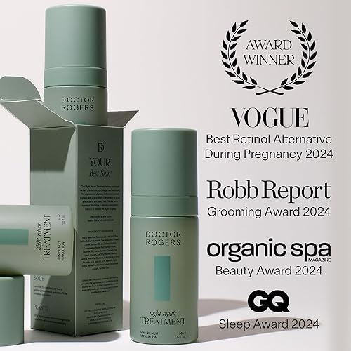 Miniatura 6 de Doctor Rogers - Tratamiento reparador e hidratante nocturno para mujeres y hombres, suero facial antienvejecimiento para rutina de cuidado de la
