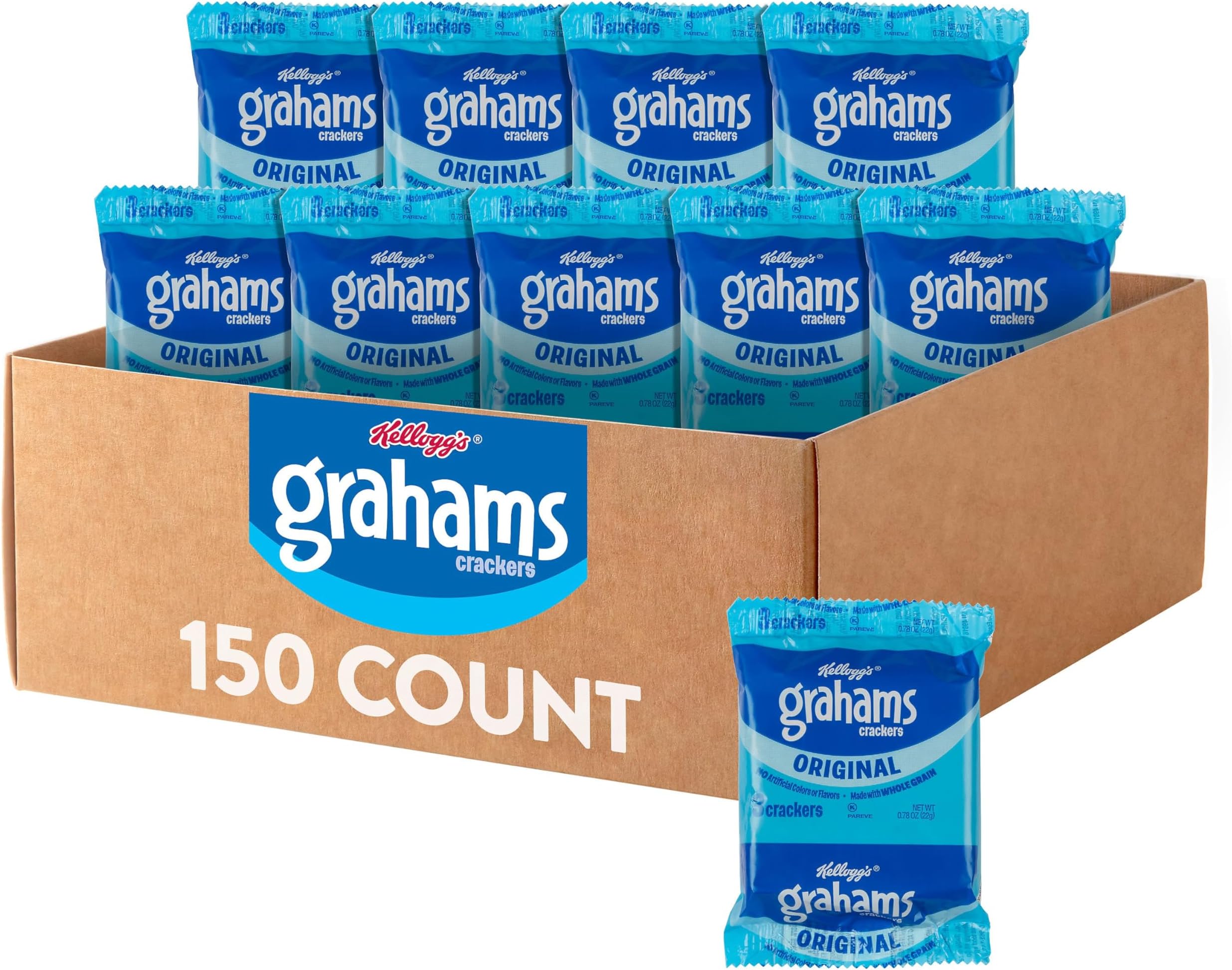 Grahams Crackers, Original, .78oz (150 Count)