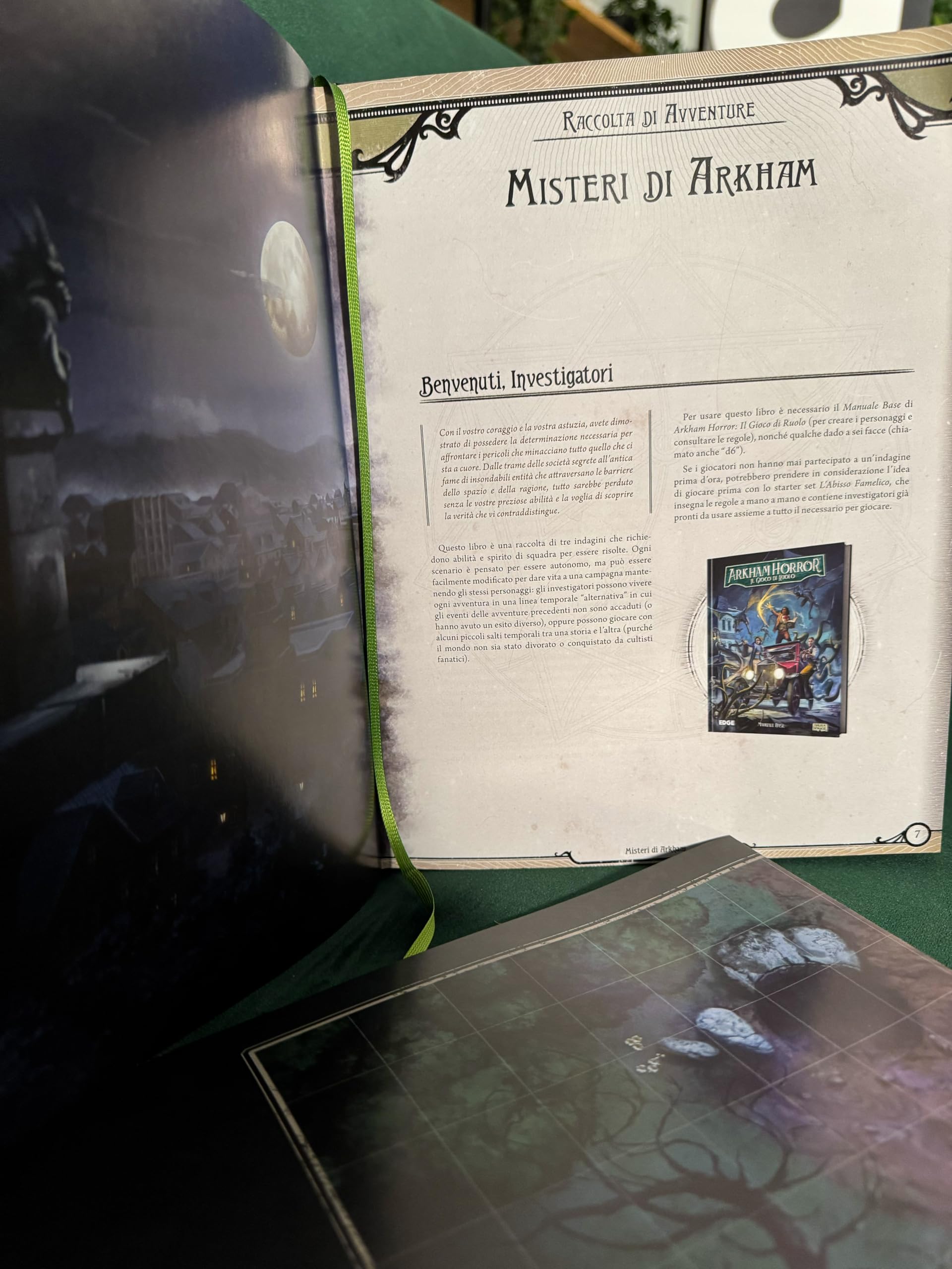 Asmodee – ARKHAM HORROR GDR: MISTERI DI ARKHAM – Avventure per Manuale Base