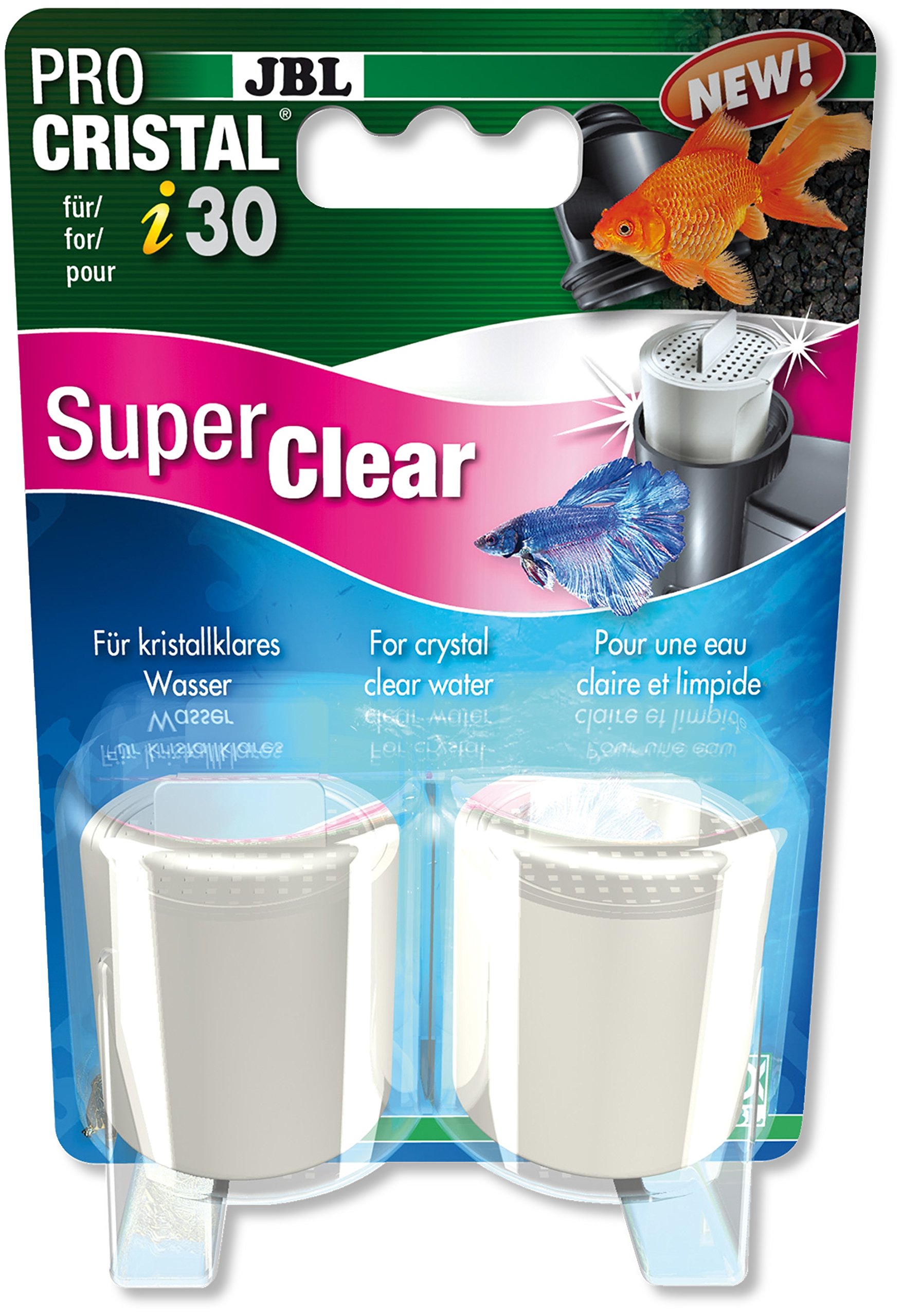 JBL Super Clear Set of 2 Filter Cartridges for ProCristal I30 for Aquarium