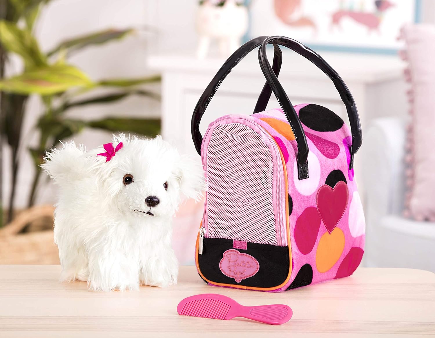 Unleash Style with the Pucci Pups Polka DOT Glam Bag: A Must-Have for Bichon Lovers!