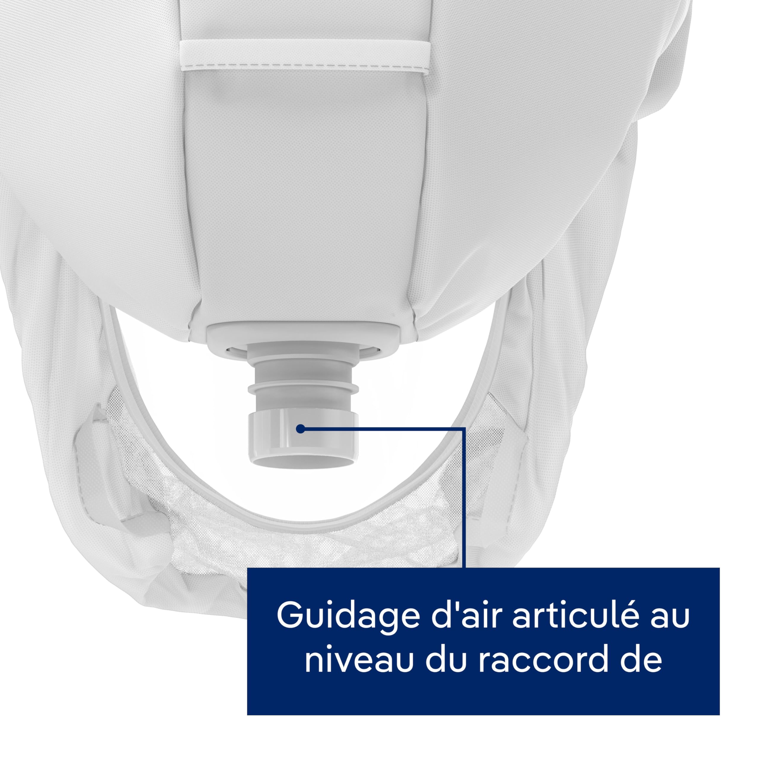 Dräger X-plore 8000 cagoule standard courte, cagoule interchangeable de niveau de protection TH3