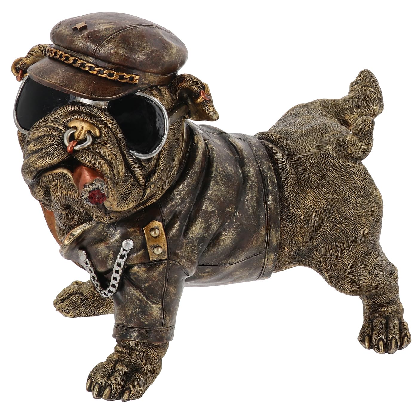 Shudehill Giftware Dudes Dog Themed Fun Statue Home Ornament Biker