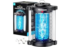 Minimoon Outdoor Fly Zapper: Eradicating Pests with Dual LED Illumination