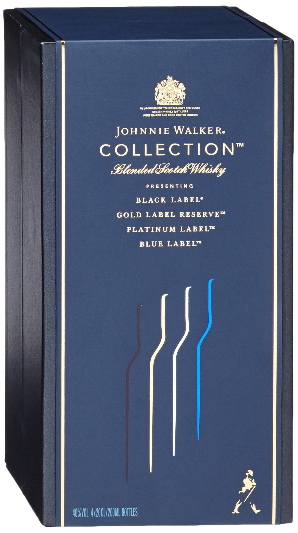 Johnnie Walker Collection Pack Blended Scotch Whisky (4 x 0.2 l)