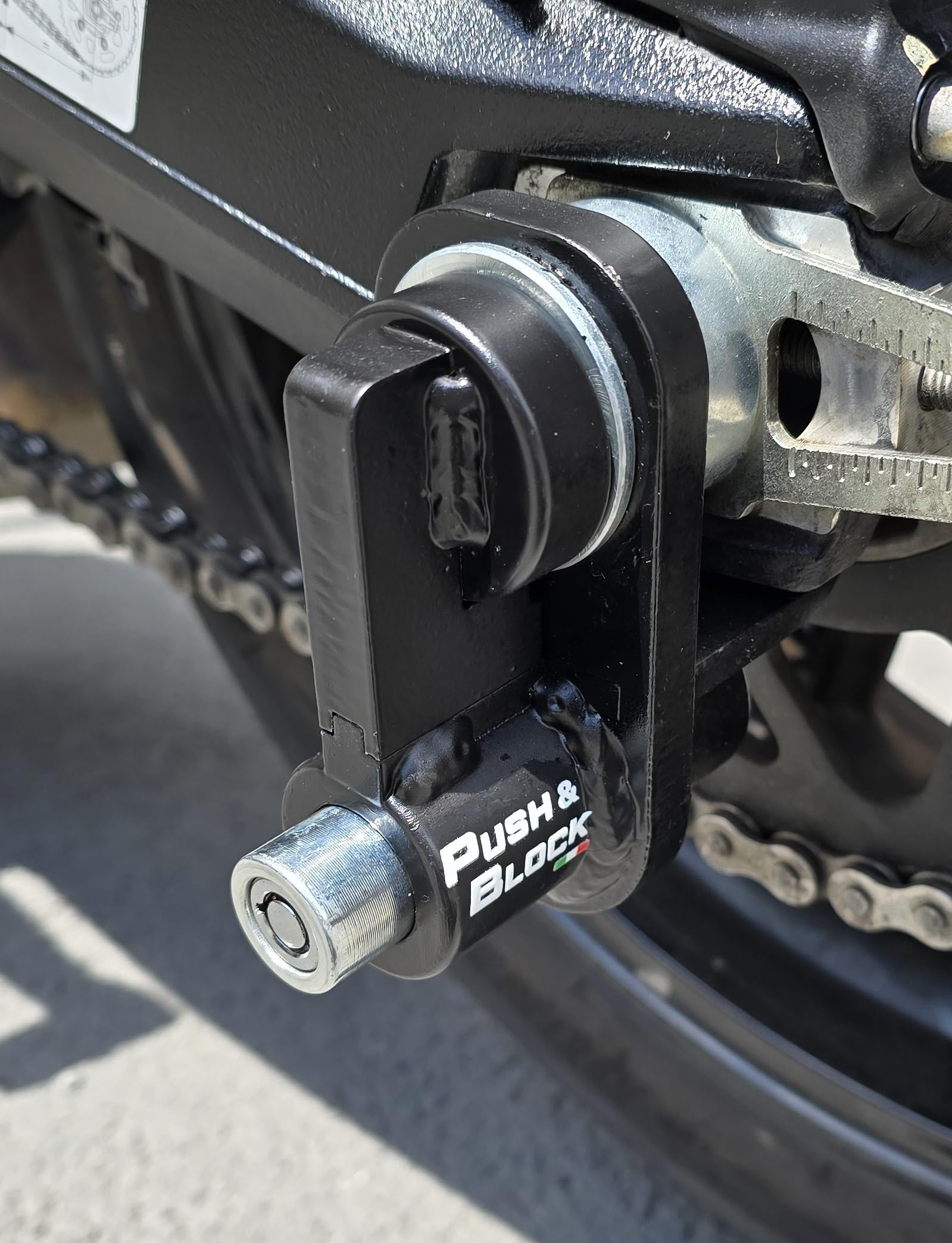 Push&Block Antifurto per moto compatibile con Ducati Scambler 800 (WL-D01)