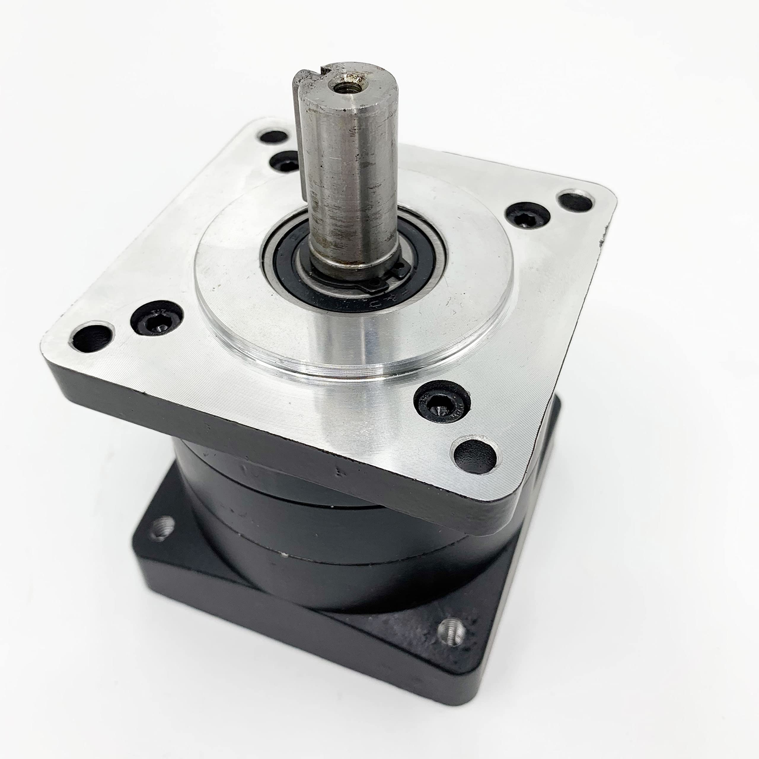 Flange 80mm Servo Planetary Gearbox 5:1 Gear Head Speed Reducer, 19mm Input & 16mm Output Shaft for Nema32 Servo Motor