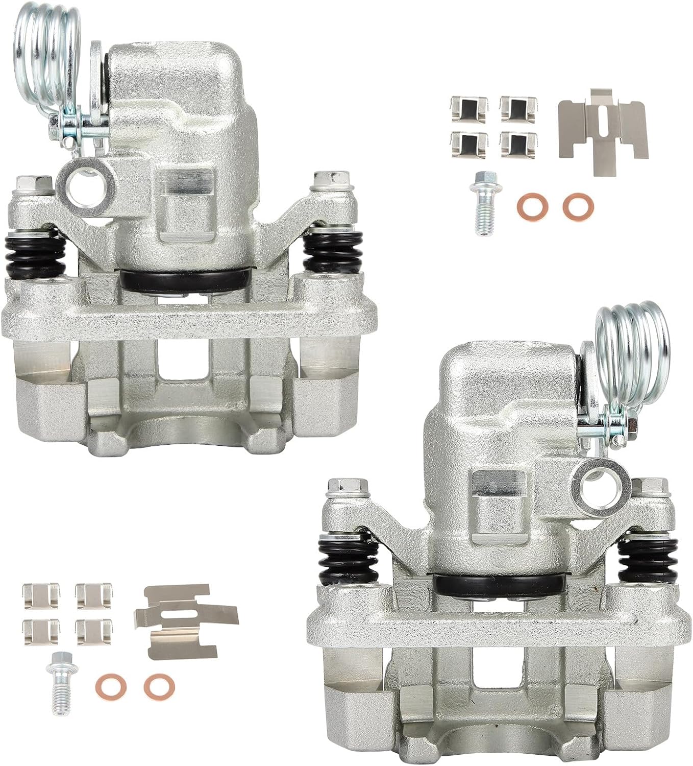 INEEDUP Rear Left & Right Disc Brake Caliper Assembly With Bracket 18B4825 18B4824 For Ford For Mustang 1999 2000 2001 2002 2003 2004