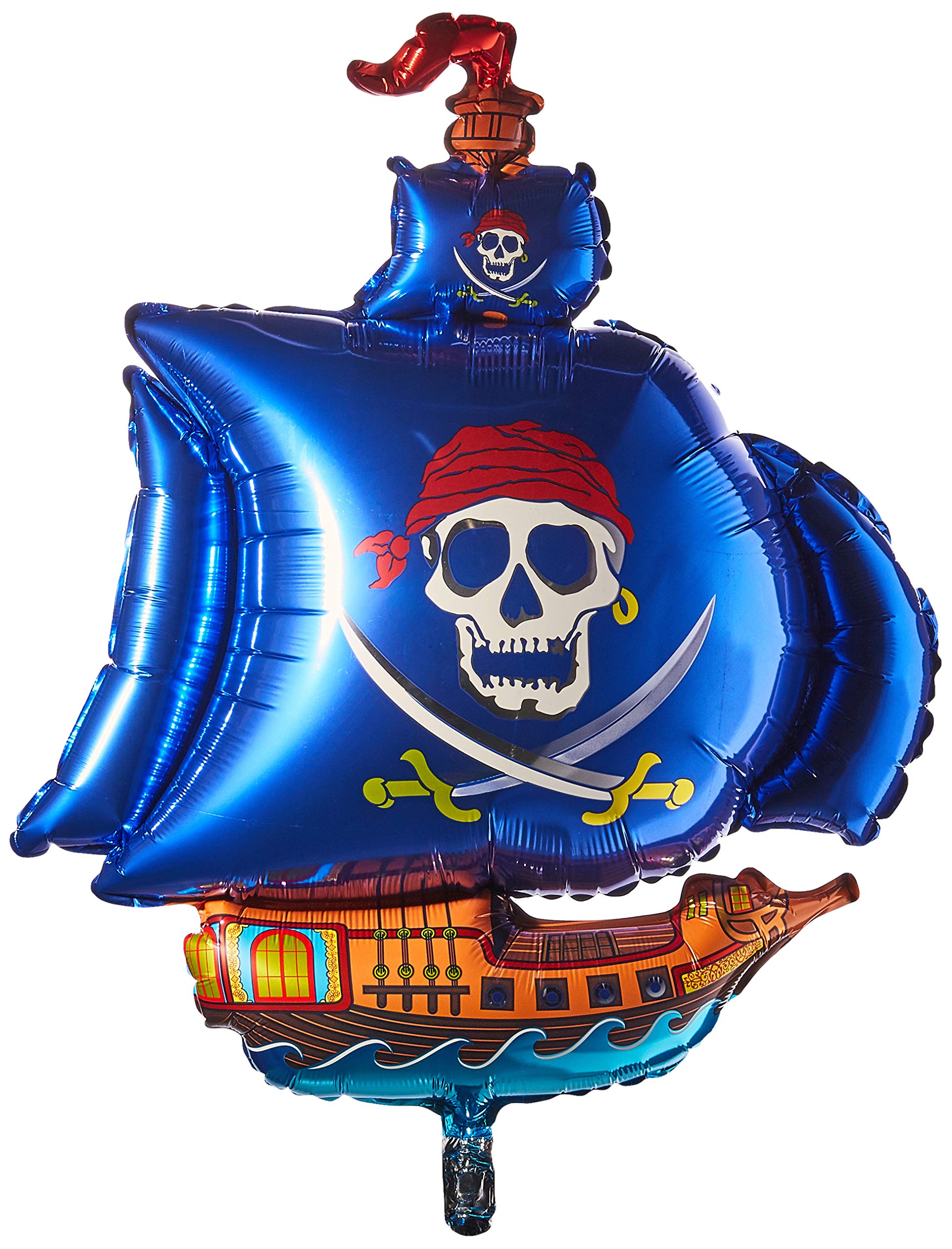 Party Brands 901669 Pirate Ship, 41", Blue
