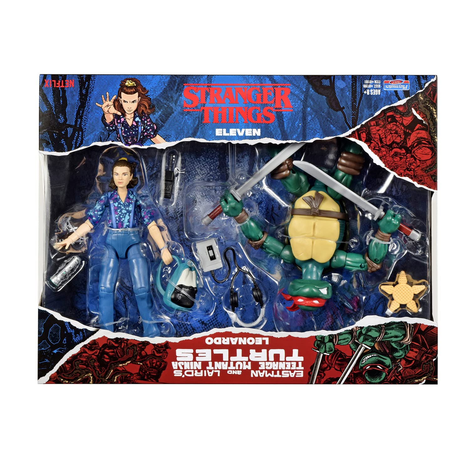 ミュータント ニンジャ タートルズ VS ストレンジャーシングス フィギュア Amazon.com: BANDAI 2 Pack | Teenage Mutant Ninja Turtles