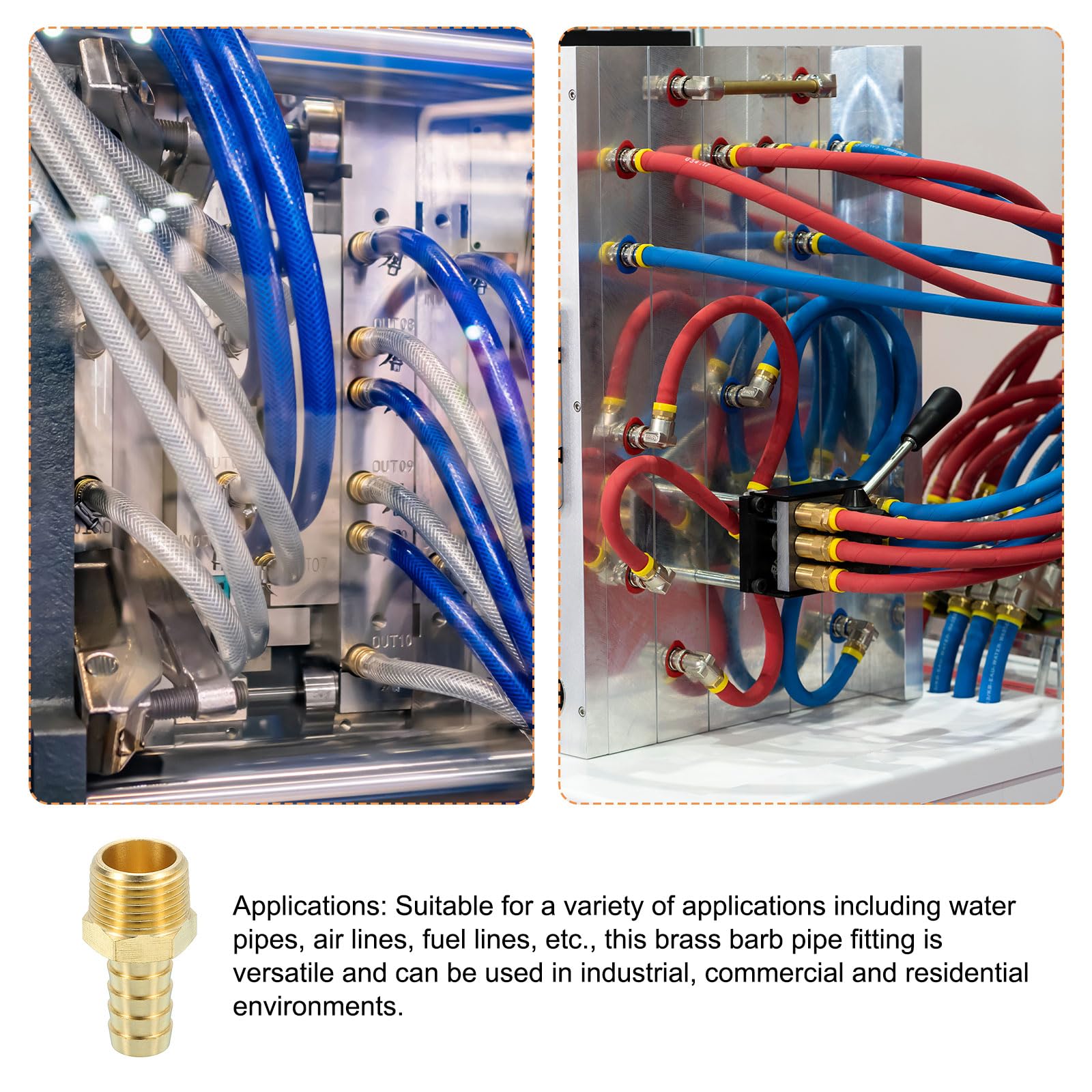 QUARKZMAN 2 Stück 5/16 x 1/8 NPT Schlauchverbinder Messing, Kupplung Benzinschlauch Messing-Schlauchstutzenadapter zum Verbinden von Rohren Mechanische Geräte Sanitärtechnik Ausrüstung QUARKZMAN 2 Stück 5/16 x 1/8 NPT Schlauchverbinder Messing, Kupplung Benzinschlauch Messing-Schlauchstutzenadapter zum Verbinden von Rohren Mechanische Geräte Sanitärtechnik Ausrüstung