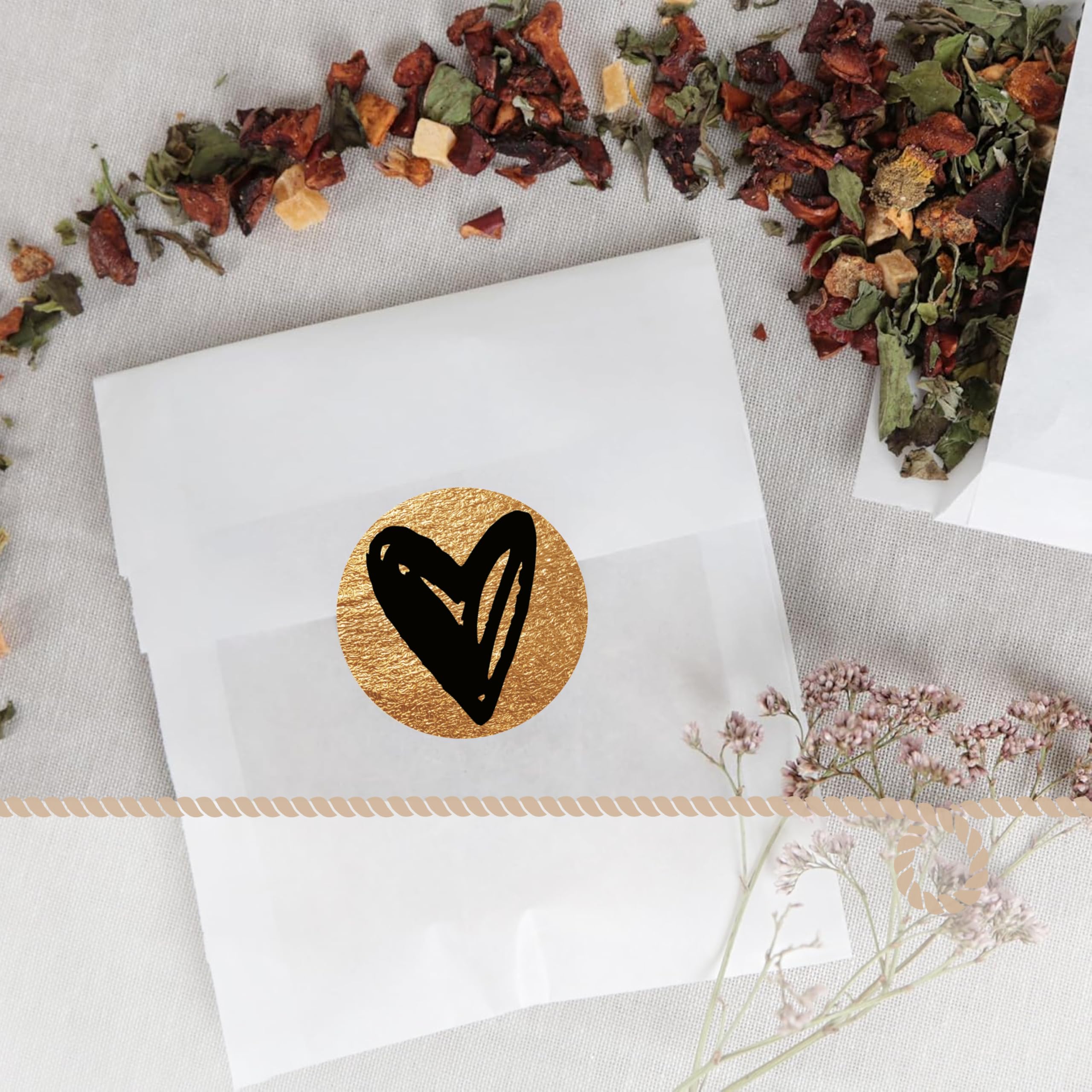 50 Bustine Di Carta Bianche Piatte Con Linguetta - 13x18 Cm, Sacchetti Per Semi, Dolcetti, Bomboniere, Spezie, Regali Fai Da Te, Idee Creative - 6