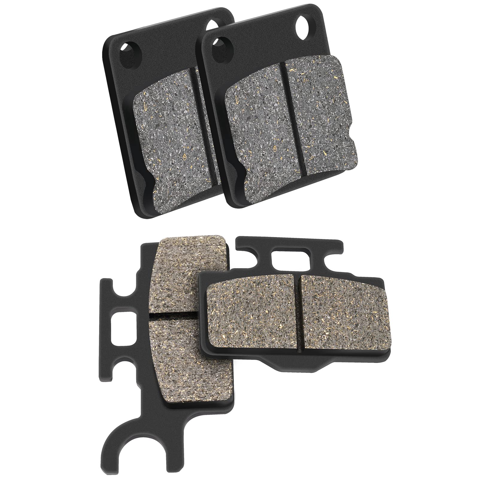 AHL 2 paires Motocyclette Plaquettes de Frein Avant/Arrière Compatible avec KAWASAKI KX 65 2000-2021