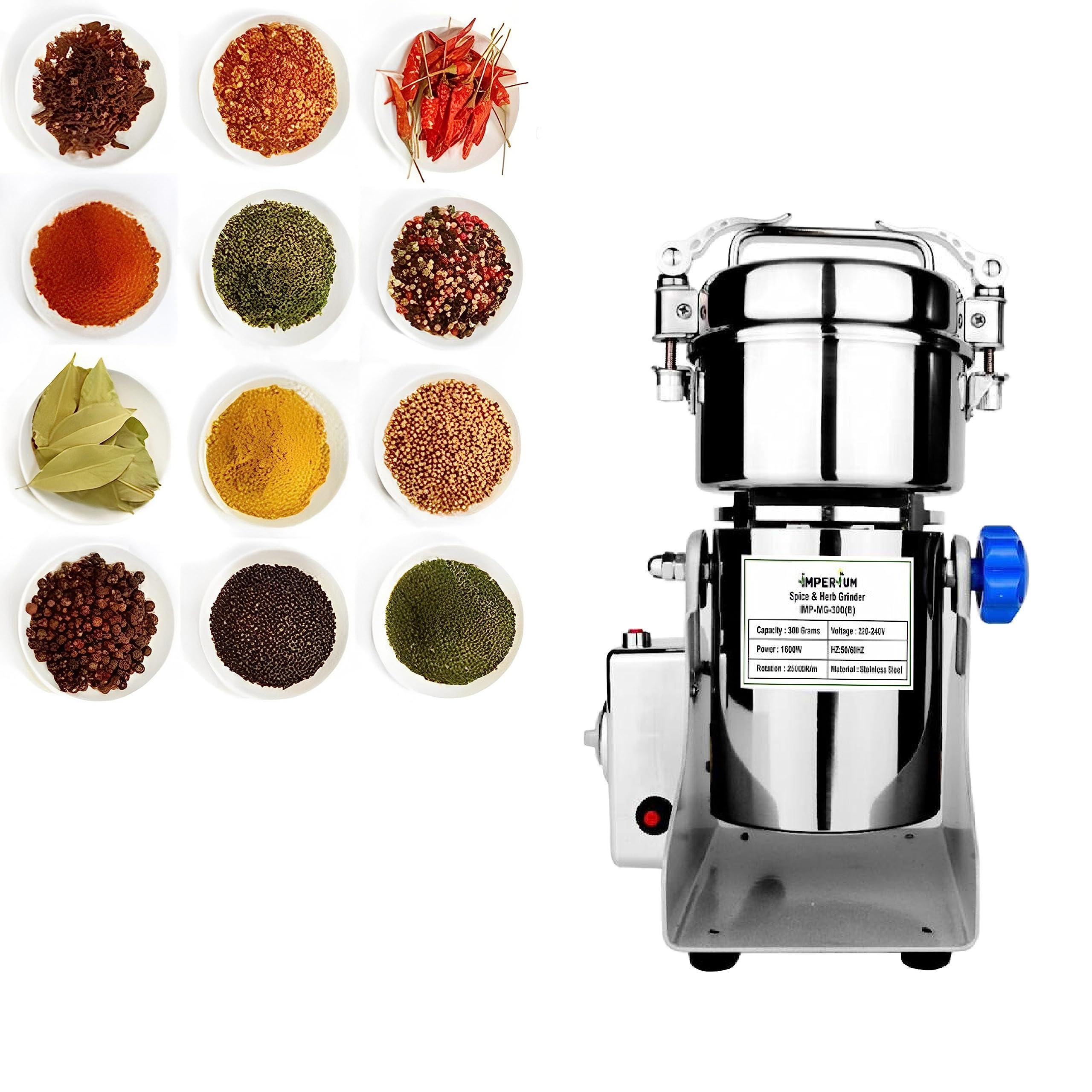 IMPERIUM Masala Grinder - Stainless Steel, 300g -3 IMPERIUM Masala Grinder - Stainless Steel, 300g -3