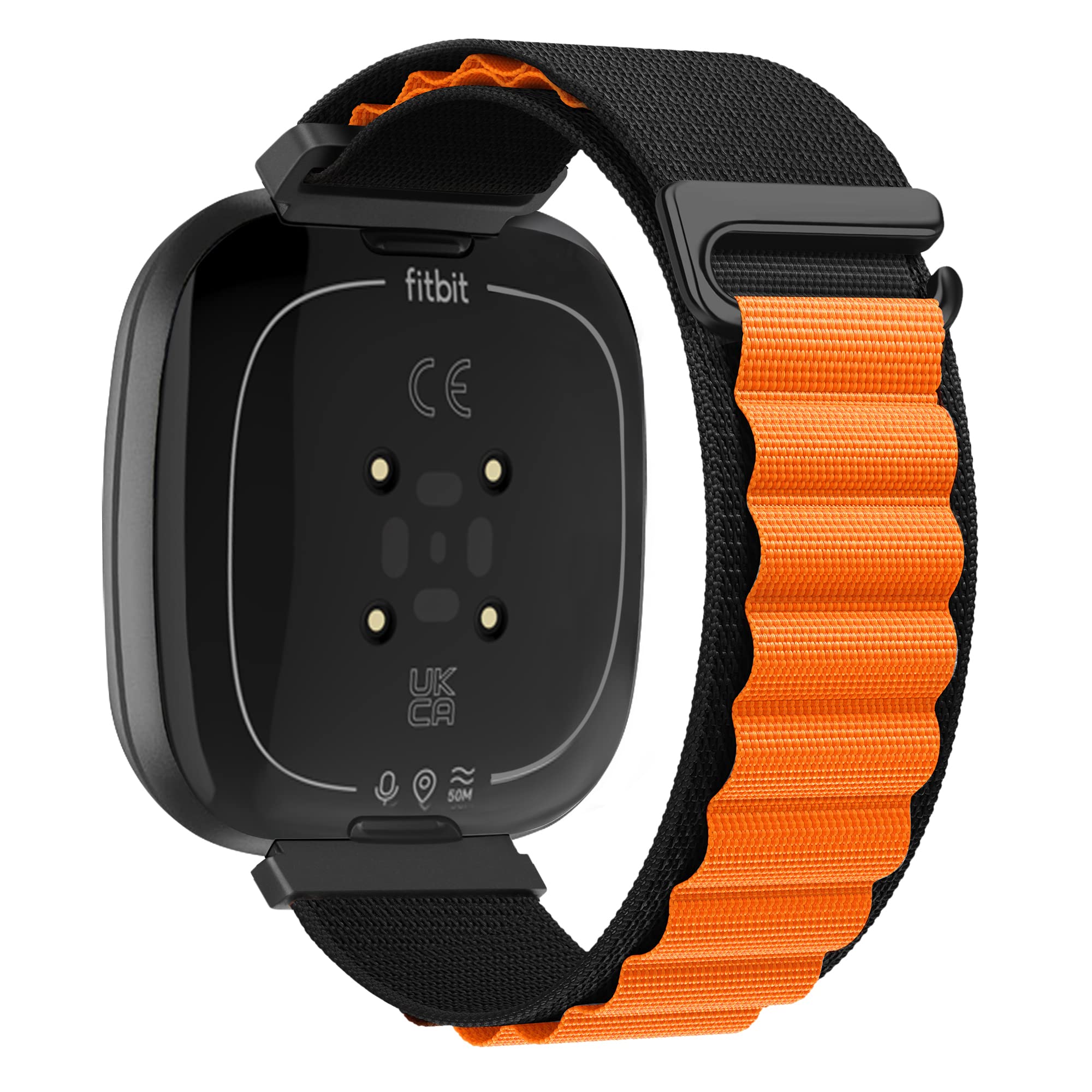 XMUXI Compatible with Fitbit Sense 2/Fitbit Versa 4 Watch Strap Fitbit Sense/Fitbit Versa 3 Nylon Solo Loop Replacement Watch Band for Men women (Watch Not Included) (#8) (B0C22H14MH) Amazon Price History, Amazon Price Tracker